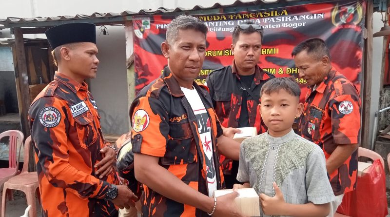 Tarhib Ramadhan 1446 H, PP Ranting Pasirangin Cileungsi Gelar Baksos Santunan Anak Yatim Dan Dhuafa