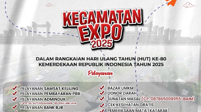Sambut HUT Ke-80 Kemerdekaan RI, Pemcam Cileungsi Besok Akan Gelar Kecamatan Expo Dan Kunker Bupati Bogor, Masyarakat Harus Tahu