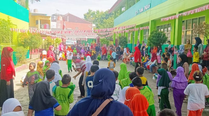Semarak HUT Ke-80 RI, SDN Rawa Endah Gelar Aneka Lomba