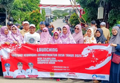 Pemdes Tlajung Udik Bangun Drainase di RW 21 dan RW 027 Untuk Cegah Banjir, Warga Senang