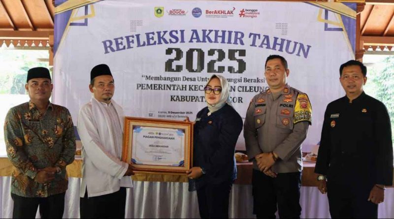 Refleksi Akhir Tahun 2025 Pemerintah Kecamatan Cileungsi, 4 Desa Terbaik Dapatkan Penghargaan