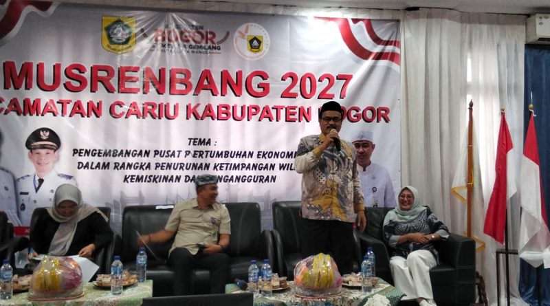 Anggota Dewan Hj Nunur Nurhasdian Hadiri Musrenbang Kecamatan Cariu Soroti Bidang Pendidikan dan Kesehatan