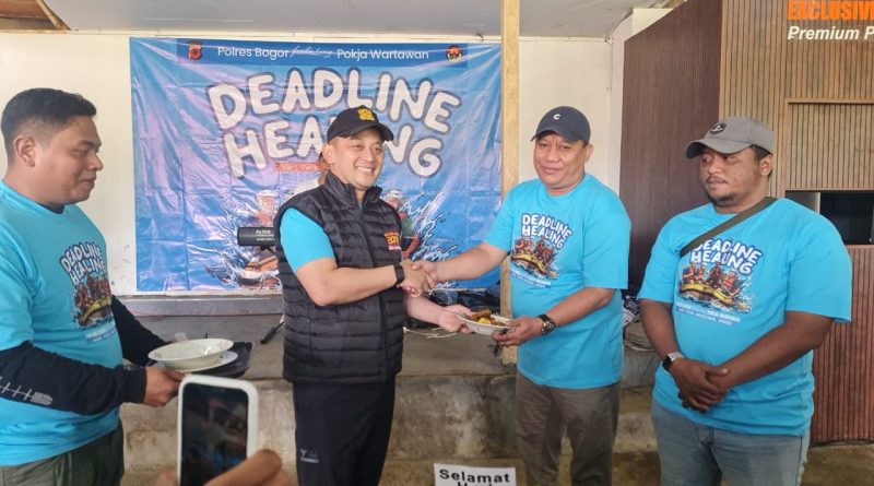 HPN Ke-80, Polres Bogor Ajak Insan Pers Deadline Healing
