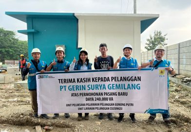 PLN Gunung Putri Energize Penyambungan Baru 240.000 VA untuk PT Gerin Surya Gemilang
