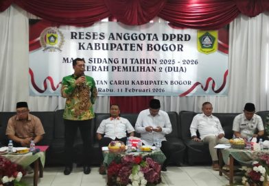 Permasalahan Infrastruktur Pendidikan dan Jalan Mengemuka Pada Reses Anggota DPRD Kabupaten Bogor di Kecamatan Cariu