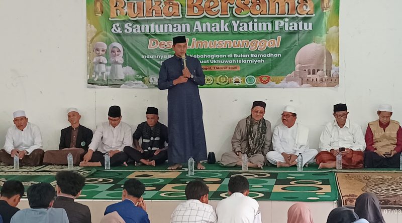 Perkuat Ukhuwah Islamiyah dan Berbagi Kebahagiaan, Pemdes Limusnunggal Gelar Bukber dan Santunan Anak Yatim Piatu
