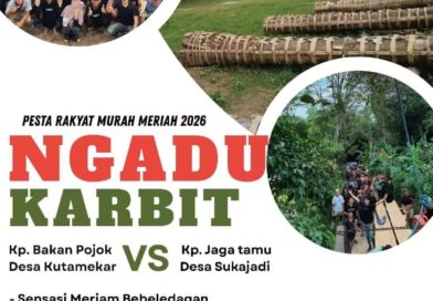 Dua Desa Di Cariu Gelar Ngadu Karbit, Pesta Rakyat Turun Temurun
