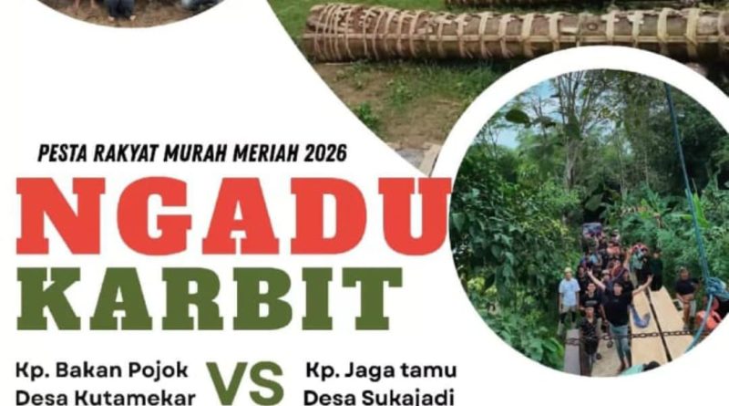 Dua Desa Di Cariu Gelar Ngadu Karbit, Pesta Rakyat Turun Temurun