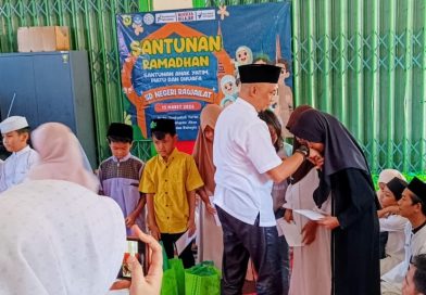 Tebar Kebaikan di Bulan Ramadhan, SDN Rawailat Cileungsi Gelar Santunan