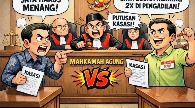 Babak Akhir Sengketa Ketua RW di Kota Wisata, Keganjilan Muncul Dalam Memori Kasasi VHS