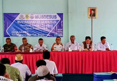 Jumlah KPM BLT-DD Turun Drastis, Pemdes Nambo Klapanunggal Gelar Musdesus