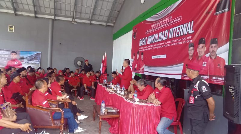 DPD Gelar Rapat Konsolidasi Internal PDIP di Cileungsi, DPC Dapatkan SK Dari DPP