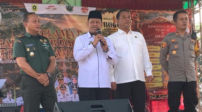 HJB Bogor ke-544 dan HUT Sukamakmur ke-27 Refleksi, Perkuat Komitmen Bangun Daerah