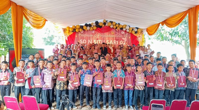 Sinergitas Orang Tua Murid dan Sekolah, Pelepasan dan Perpisahan Kelas VI SDN Situsari 02 Cileungsi Digelar Untuk Kenangan Indah Penuh Makna