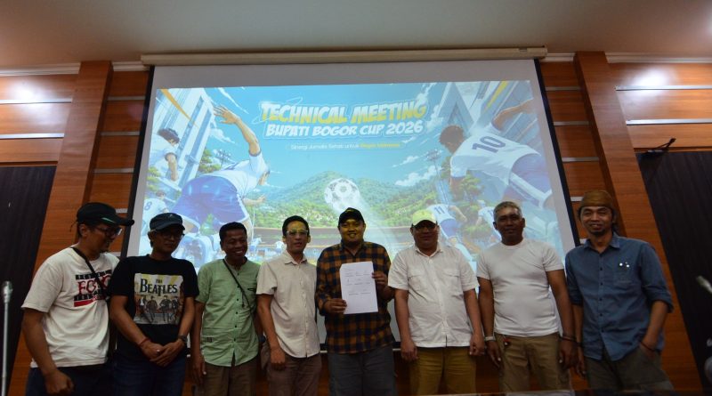 Mini Soccer Bupati Bogor Cup Jalin Kebersamaan Antar Jurnalis