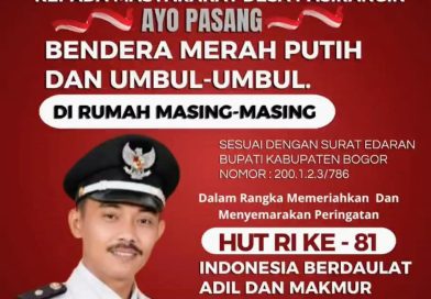 Jelang Peringatan Hari Kemerdekaan RI ke-81, Kades Pasirangin Ismail HS Sampaikan Himbauan