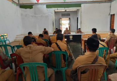 Rapat Minggon Desa Selawangi Bahas Soal Gapura Tri Tangtu di Buana Versi Mini Jelang HUT Kemerdekaan RI