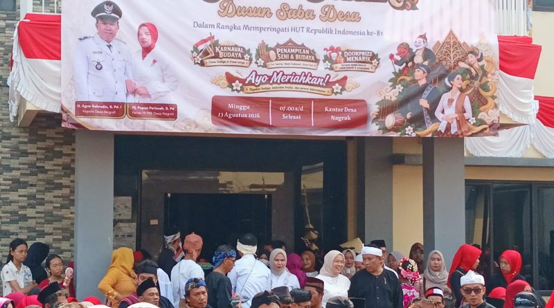 Kemeriahan HUT Kemerdekaan di Desa Nagrak, Ribuan Warga Membludak Ikut dan Saksikan Gelaran Karnaval Budaya Dusun Saba Desa