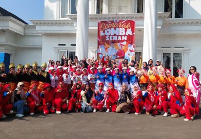 Meriahkan Bulan Kemerdekaan Anggota Dewan H. Ansori Gelar Lomba Senam