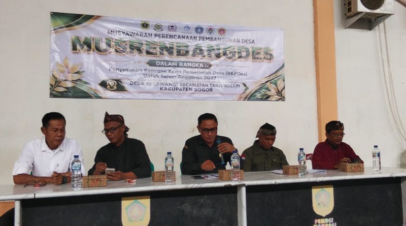 Penambahan Ruang Kelas Baru SDN Selawangi 5 Diminta Jadi Prioritas Dalam Musrenbang Desa Selawangi