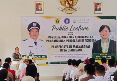 Tingkatkan Pemberdayaan Masyarakat, Desa Ciangsana Gelar Public Lecture Bersama China Agricultural University