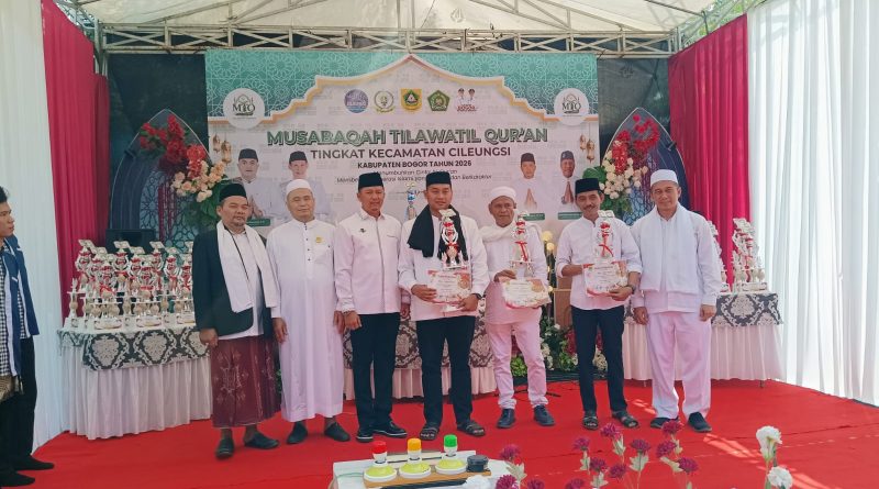 Camat Adi Henryana Buka MTQ Tingkat Kecamatan Cileungsi, Desa Limusnunggal Sabet Juara I Pawai Ta’aruf