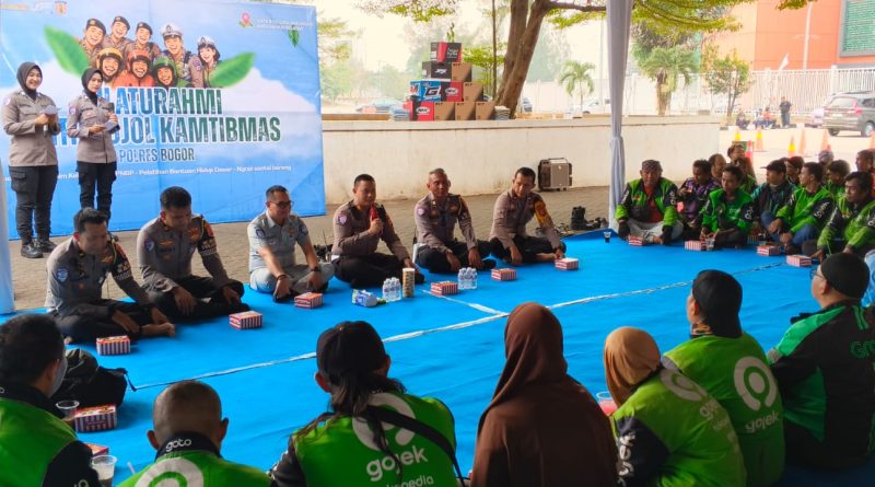Kapolres Bogor Titip Pesan Kamtibmas, Ojol Diminta Jadi Mitra Informasi Polisi