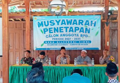 23 Calon Anggota BPD Cileungsi Kidul Periode 2027-2035 Ditetapkan Dalam Musyawarah