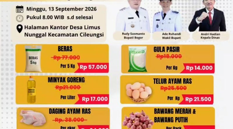 Selain Ikut Peringatan Maulid, Warga Desa Limusnunggal Bisa Dapatkan Harga Pangan Murah, Ini Info Lengkapnya