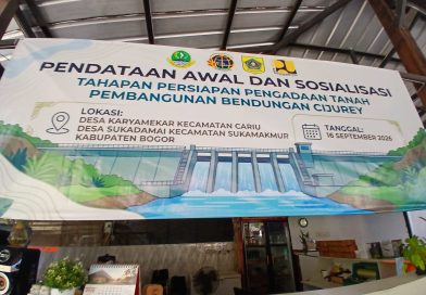 Pendataan Awal dan Sosialisasi Pengadaan Tanah Pembangunan Bendungan Cijurey, Fokus Untuk Dua Desa