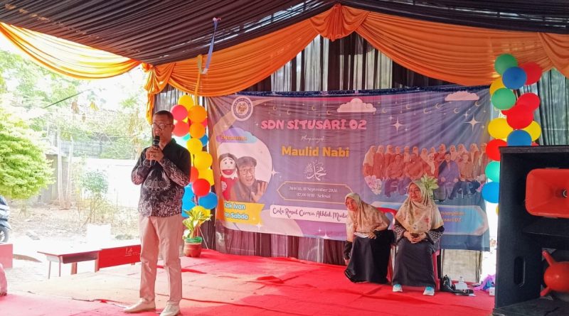 Kepala Desa Situsari M. Dahlan, Hadiri Peringatan Maulid di SDN Situsari 02, Ini Pesan-pesannya