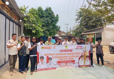 ​Pemerintah Desa Cikeas Udik Launching Bantuan Keuangan Desa Tahun 2026, Bangun Infrastruktur Jalan dan Penataan Lingkungan